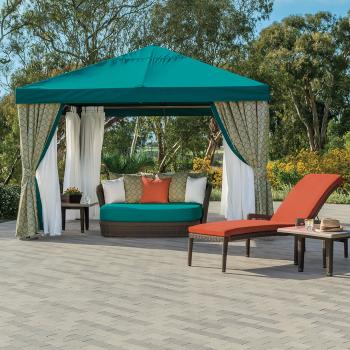 outdoor square cabana